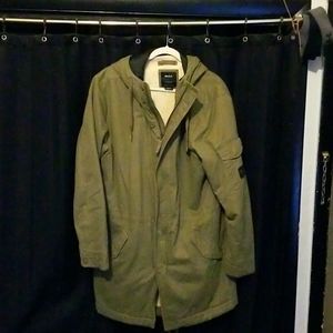 RVCA sherpa lined parka